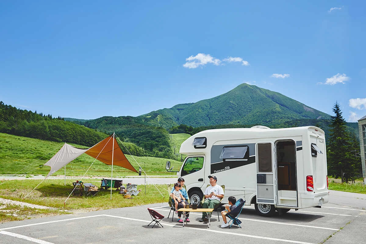 レンタルキャンピングカーで行く、星野リゾート　ネコマ マウンテンキャンププラン 写真2