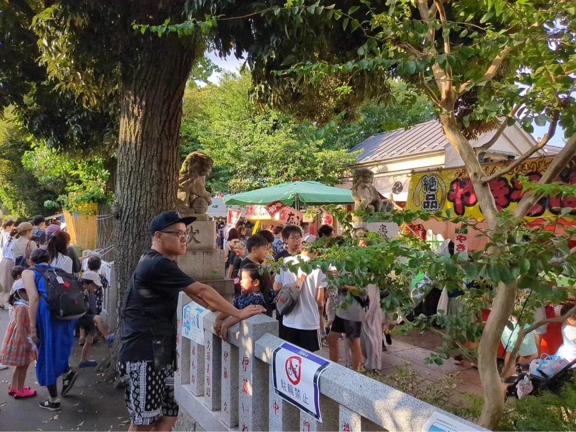 中野区大和町八幡神社例大祭　大盆踊り会 写真6