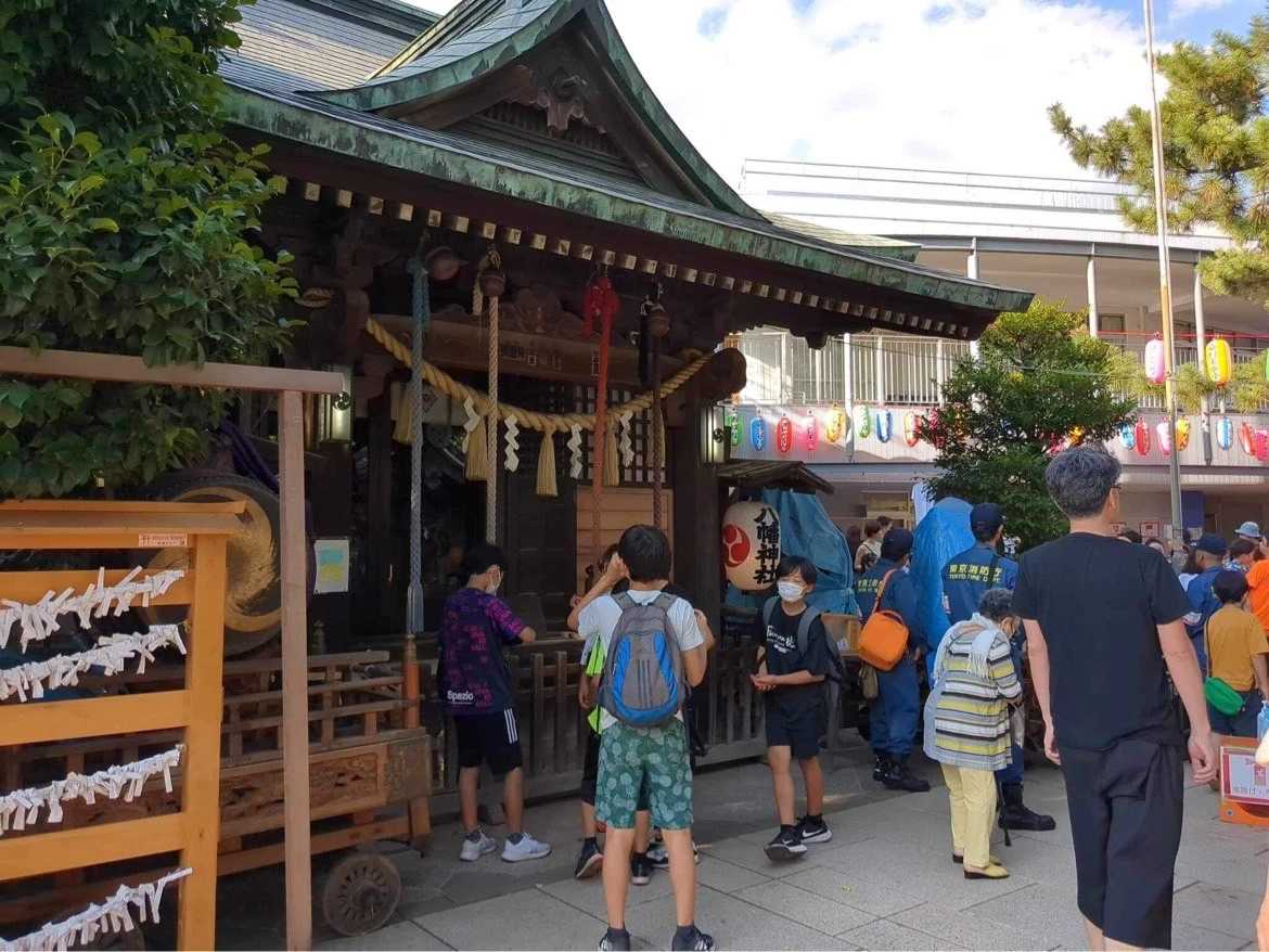 中野区大和町八幡神社例大祭　大盆踊り会 写真2