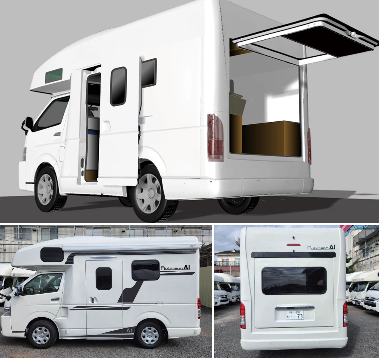 <p><span style="background-color:rgb(255,255,255);color:rgb(20,27,56);">本車両はスライドドア＆大型リアゲートを搭載した世界初のキャンピングカーとして、レンタルのみならず「購入」にも最適に車両となっています。 キャンピングカーレンタル事業のフランチャイズ加盟店への先行販売のみでしたが、一般利用者からの購入ニーズの高まりを受け、先着5台限定で先行受注を開始した。</span></p>